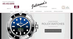 Desktop Screenshot of juliannasfinejewelry.com